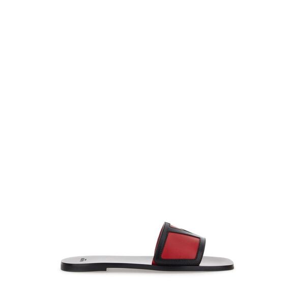 Valentino Garavani Women Viva Superstar Slide Sandal In Nappa Leather
